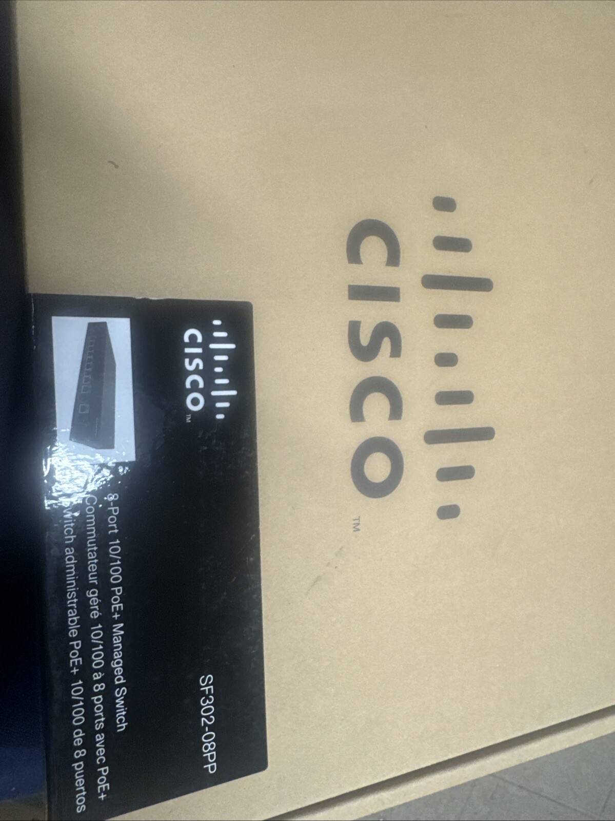 Brand New Cisco SF302-08PP Small Business 8 Port 10/100PoE+ Managed Switch
