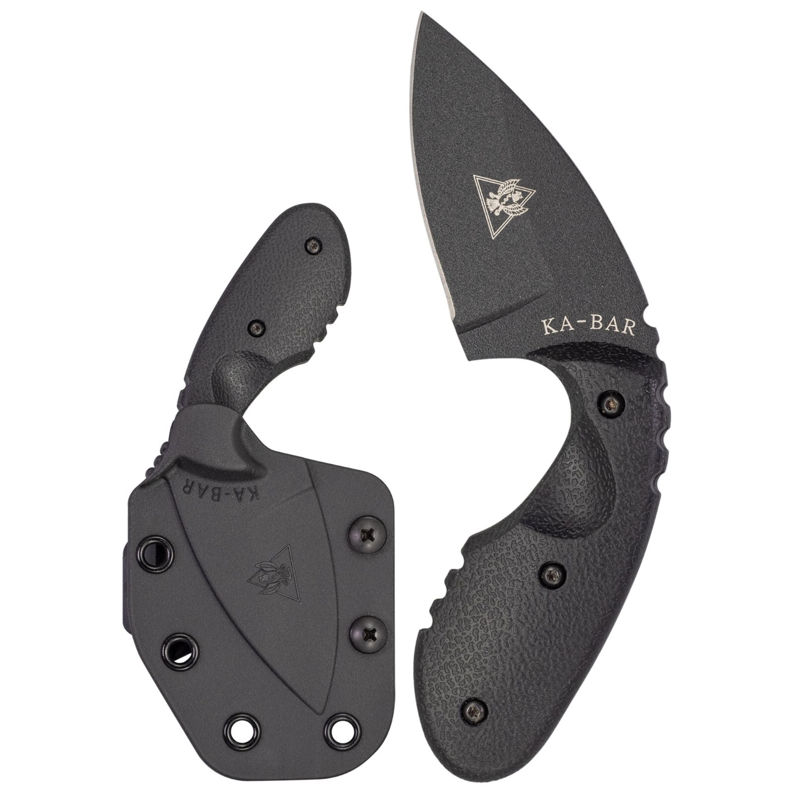 KA-BAR TDI Investigator Fixed Knife 2.75" AUS-8A Steel Blade - FRN Handle  1493