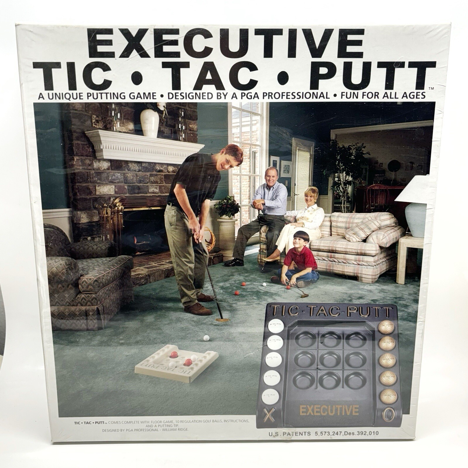 NEW Executive Tic Tac Putt Unique Putting Floor Golf Game by a PGA Professional