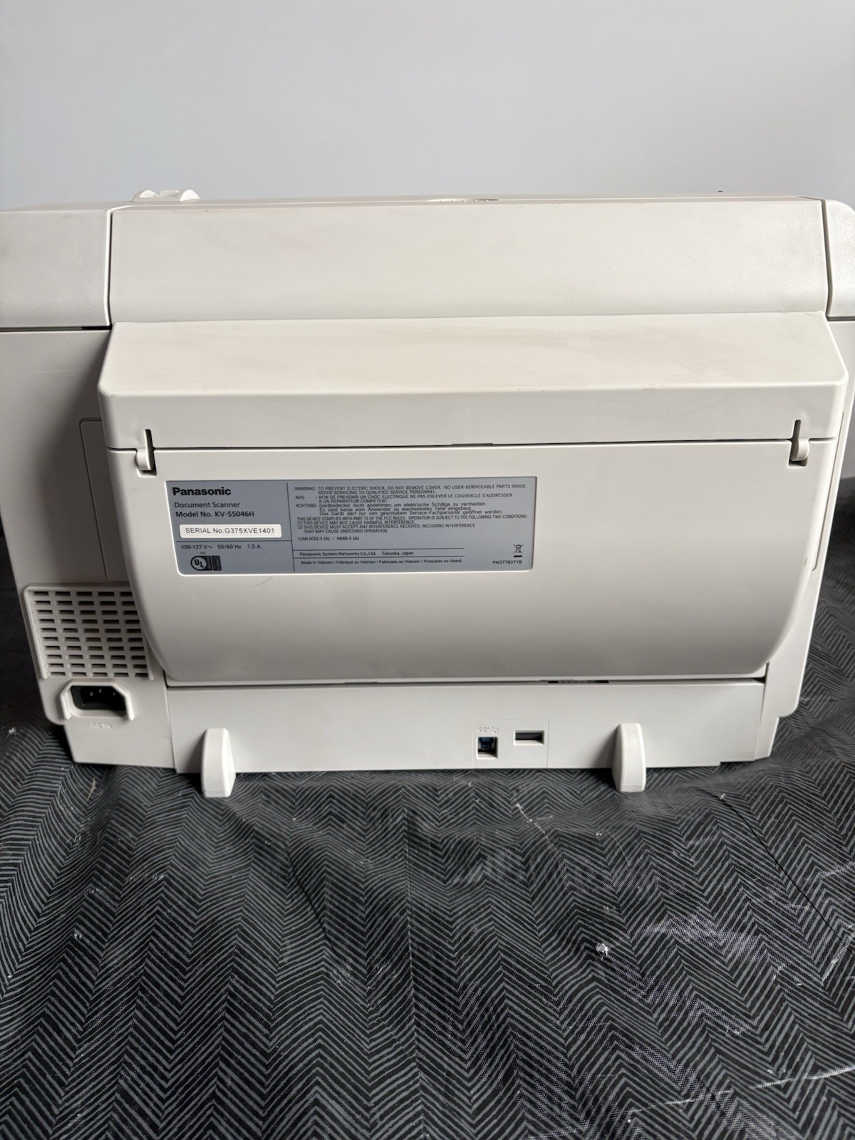 Panasonic KV-S5046H Color Duplex Document Scanner - Untested
