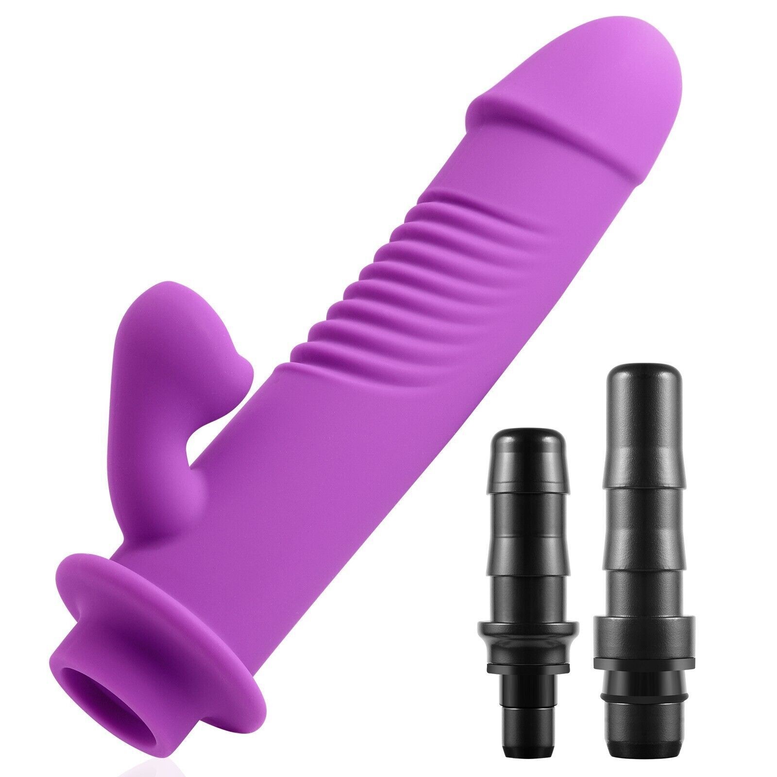 Sexy Purple Licker Head Massage Gun Heads  Deep Tissue Massager Attachments Easy