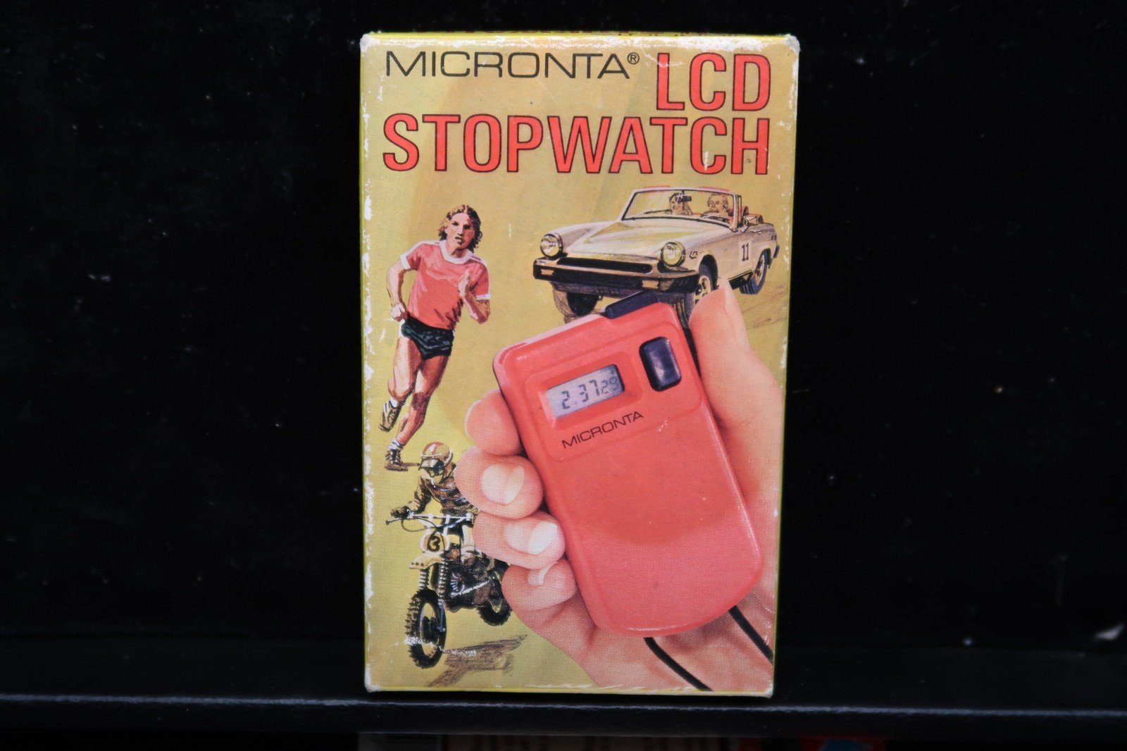 Micronta LCD Quartz Stopwatch Model 63-5003 w/Original Box NOS
