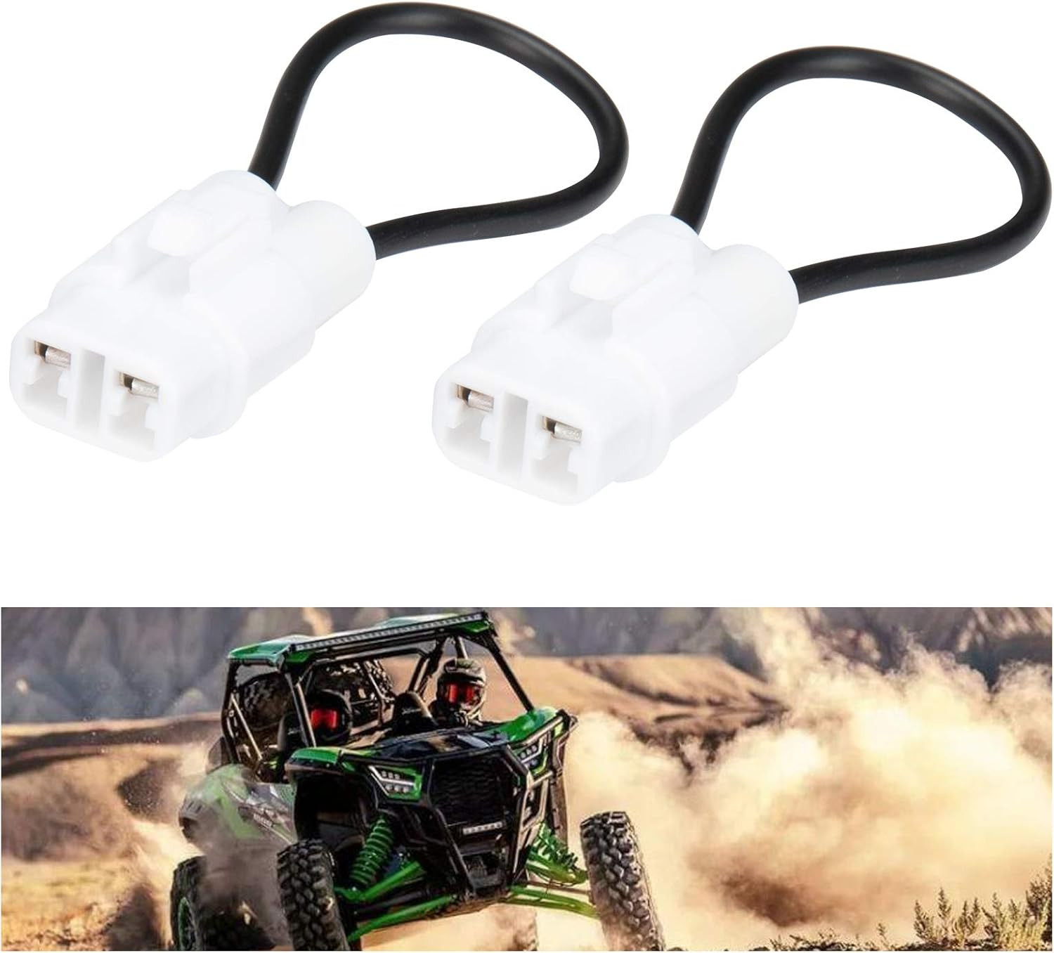 2 Pcs Seat Belt Bypass for All Kawasaki Mule, 2017-2025 Kawasaki Teryx Krx 1000,
