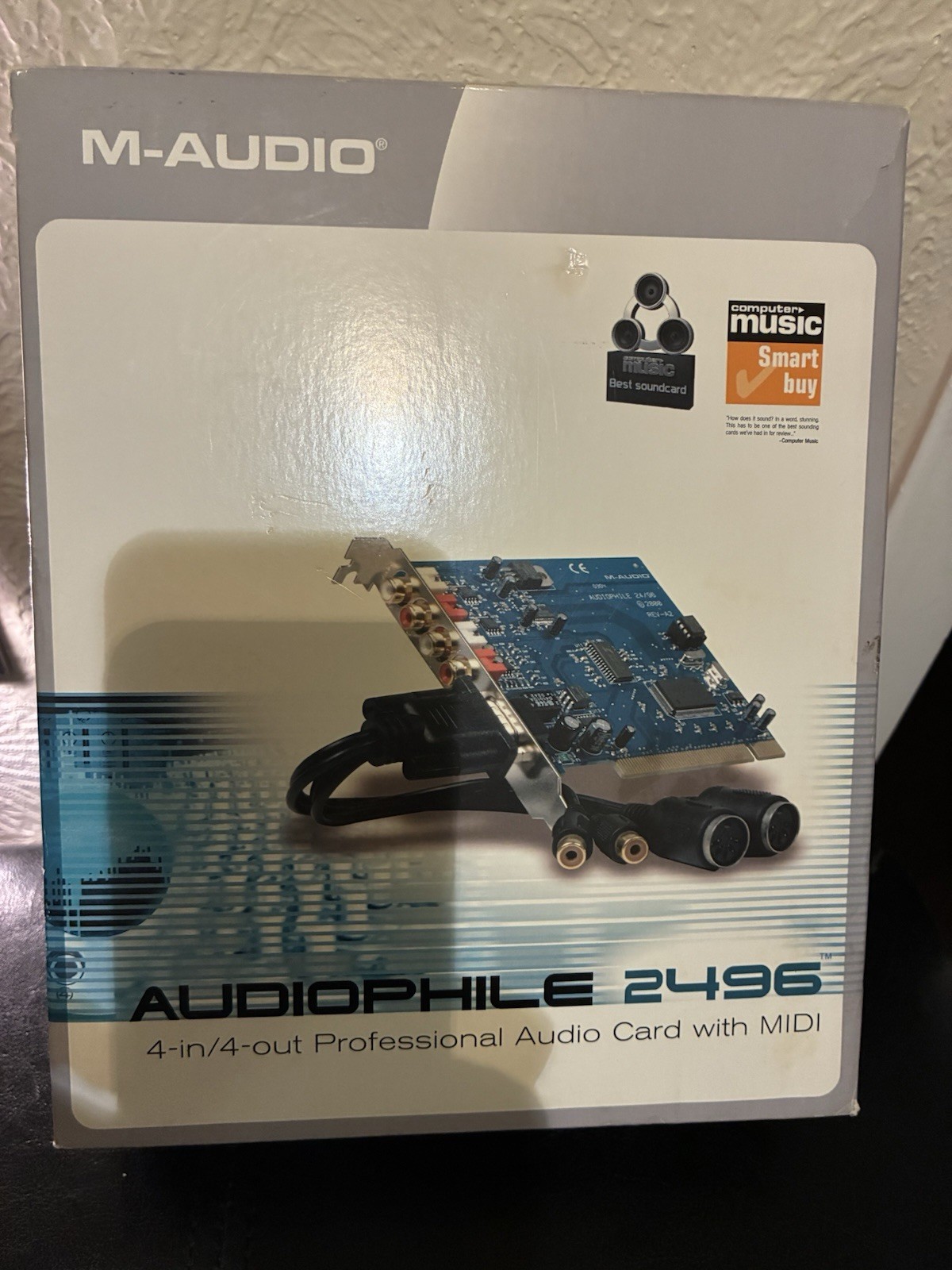 M-Audio Audiophile 2496 4 in/4 Out Professional Audio Card Never Used