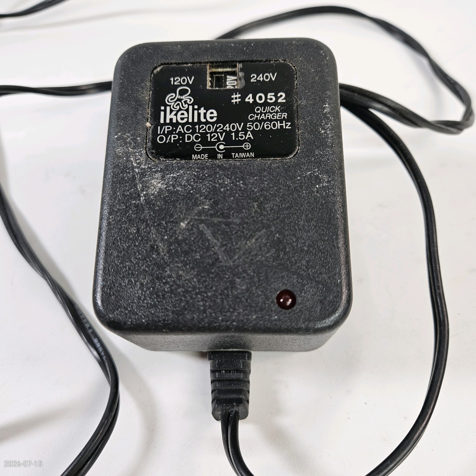 Ikelite 4052 Charger For Underwater Flash Direct Plug Wall Wart Item1
