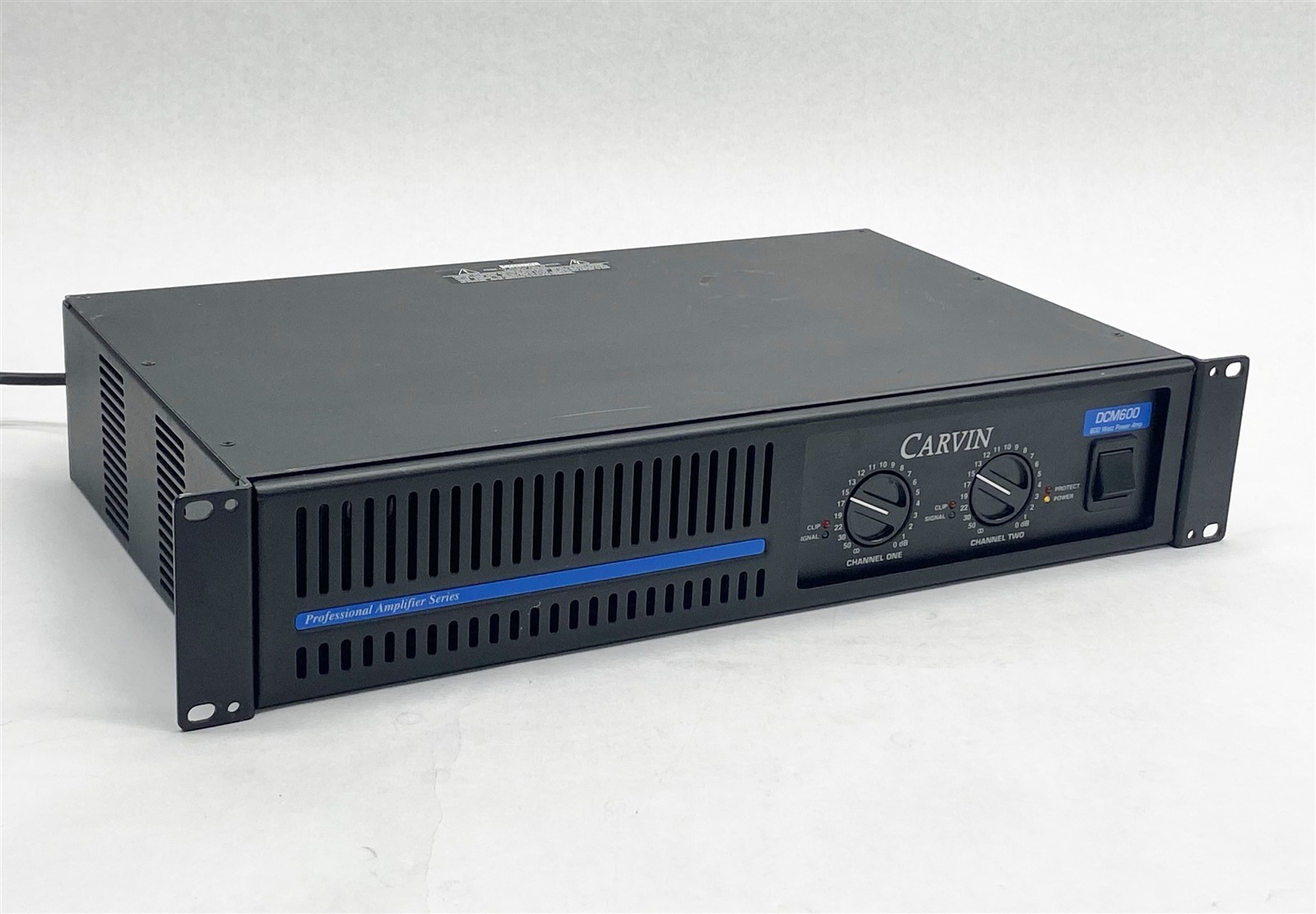 Carvin DCM600 600W Power Amplifier Rackmount 2-Channel Made In USA Pro Audio