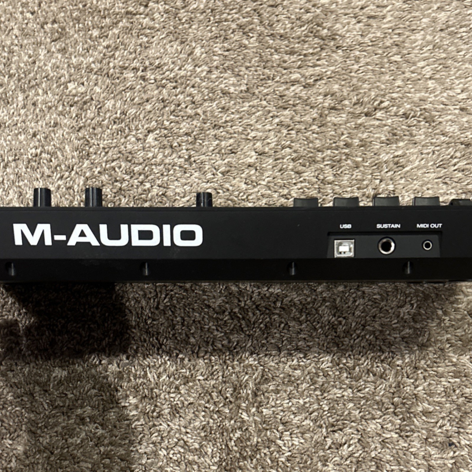 M-Audio Oxygen Pro Mini 32-Key Synth MIDI Keyboard Controller w/ Faders, Pads