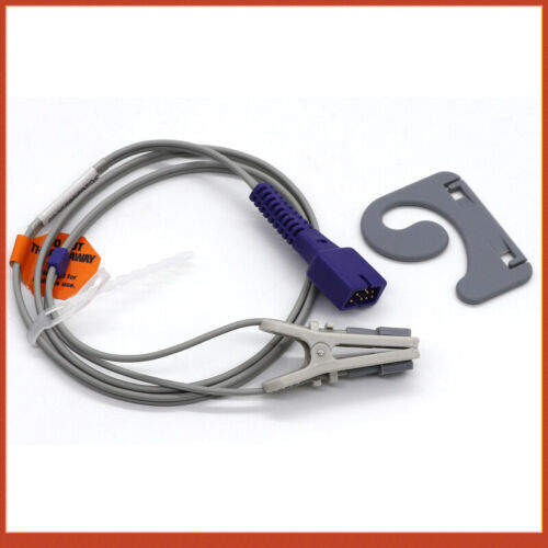 7pin Compatible with 8500 Spo2 Sensor With Adult ear clip Connector 1M