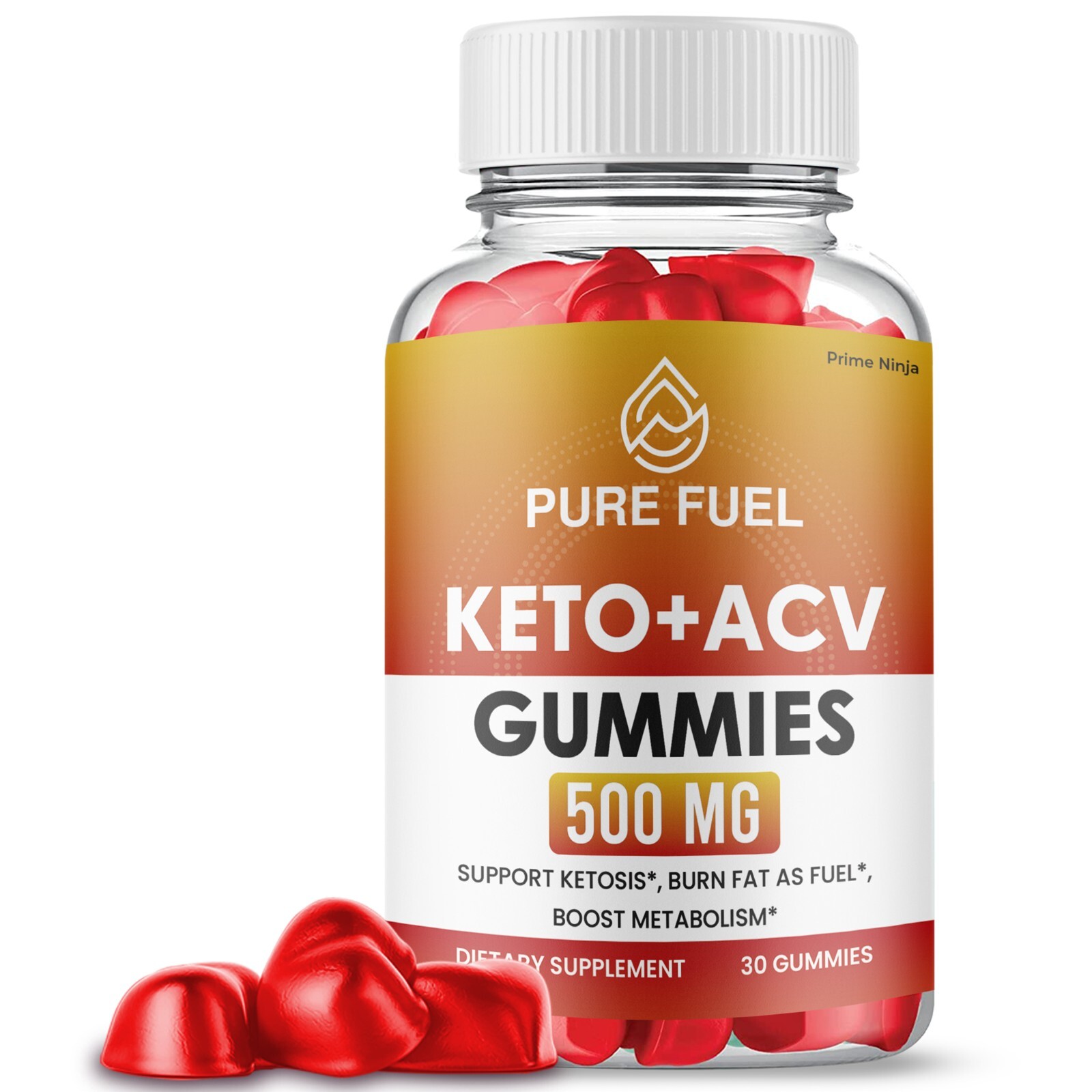 Pure Fuel Keto ACV Gummies, Purefuel Gummies Max Strength Official (3 Pack)