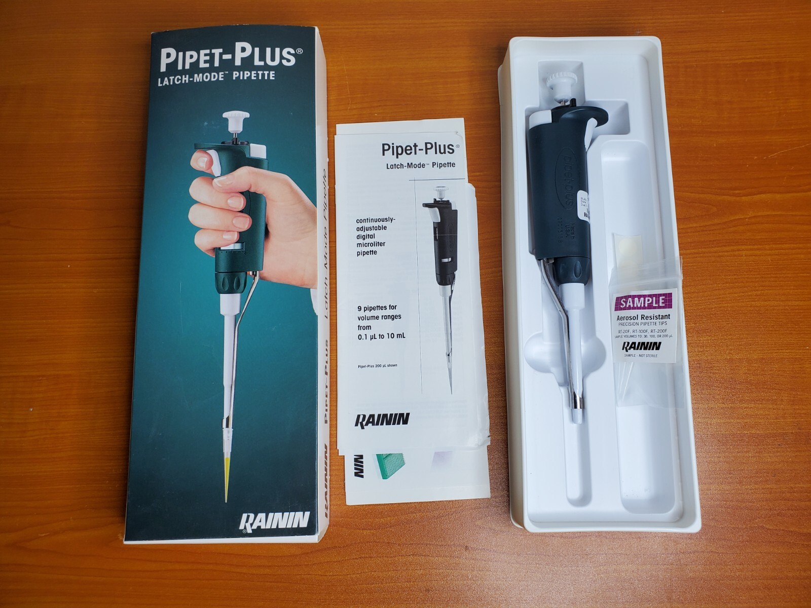 Rainin R 200 Latch Mode Pipette 200ul Pipet-Plus (MADE IN USA)