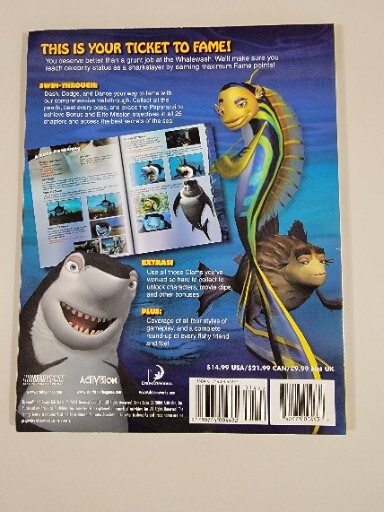 Shark Tale Official Brady Games Strategy Guide Book Activision Dreamworks