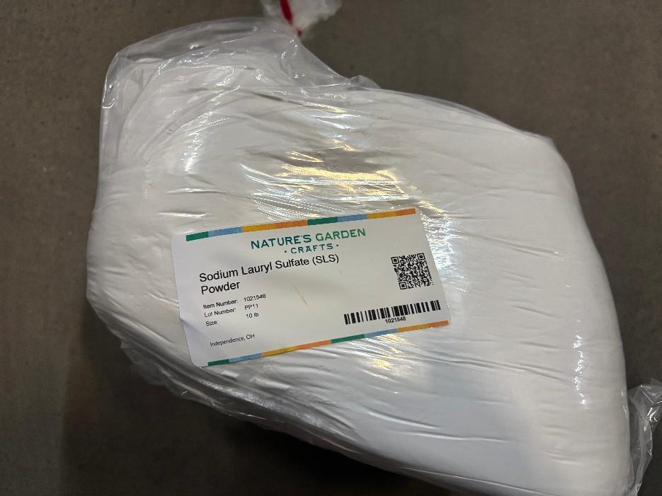 10 lb SLSA Powder for Bath Bombs - Premium Sodium Lauryl Sulfoacetate
