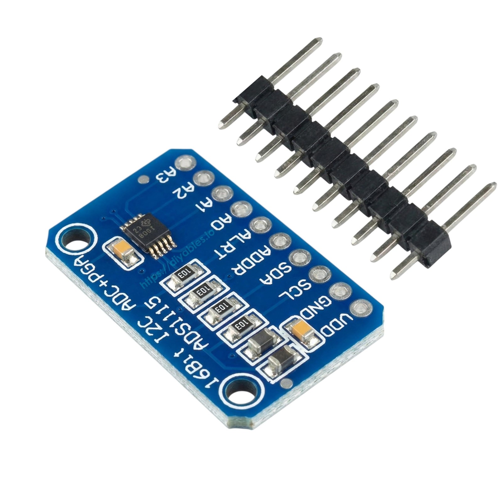 2 PCS ADS1115 Module 16bit ADC I2C Interface 4 Channels Arduino Compatible