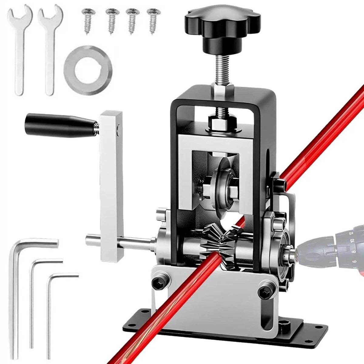 Manual Electric Wire Stripping Machine Cable Stripper Crank Scrap Copper Cutter