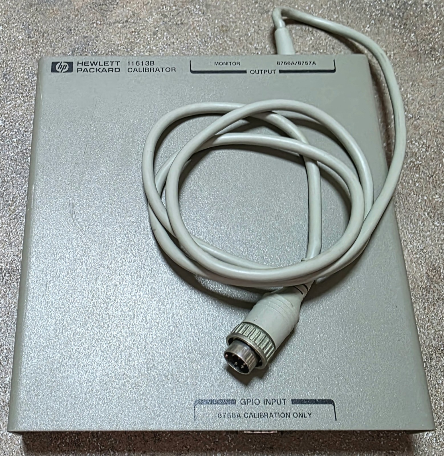 HP, Agilent Keysight 11613B Calibrator for Scalar Network Analyzer + GPIO cable