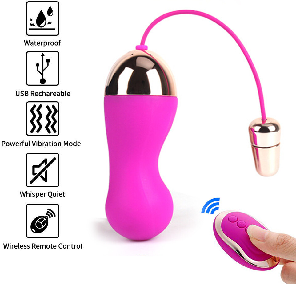 Rechargeable Clit Licking Vibrator G-spot Dildo Vibrating Egg Sex Toys for Women
