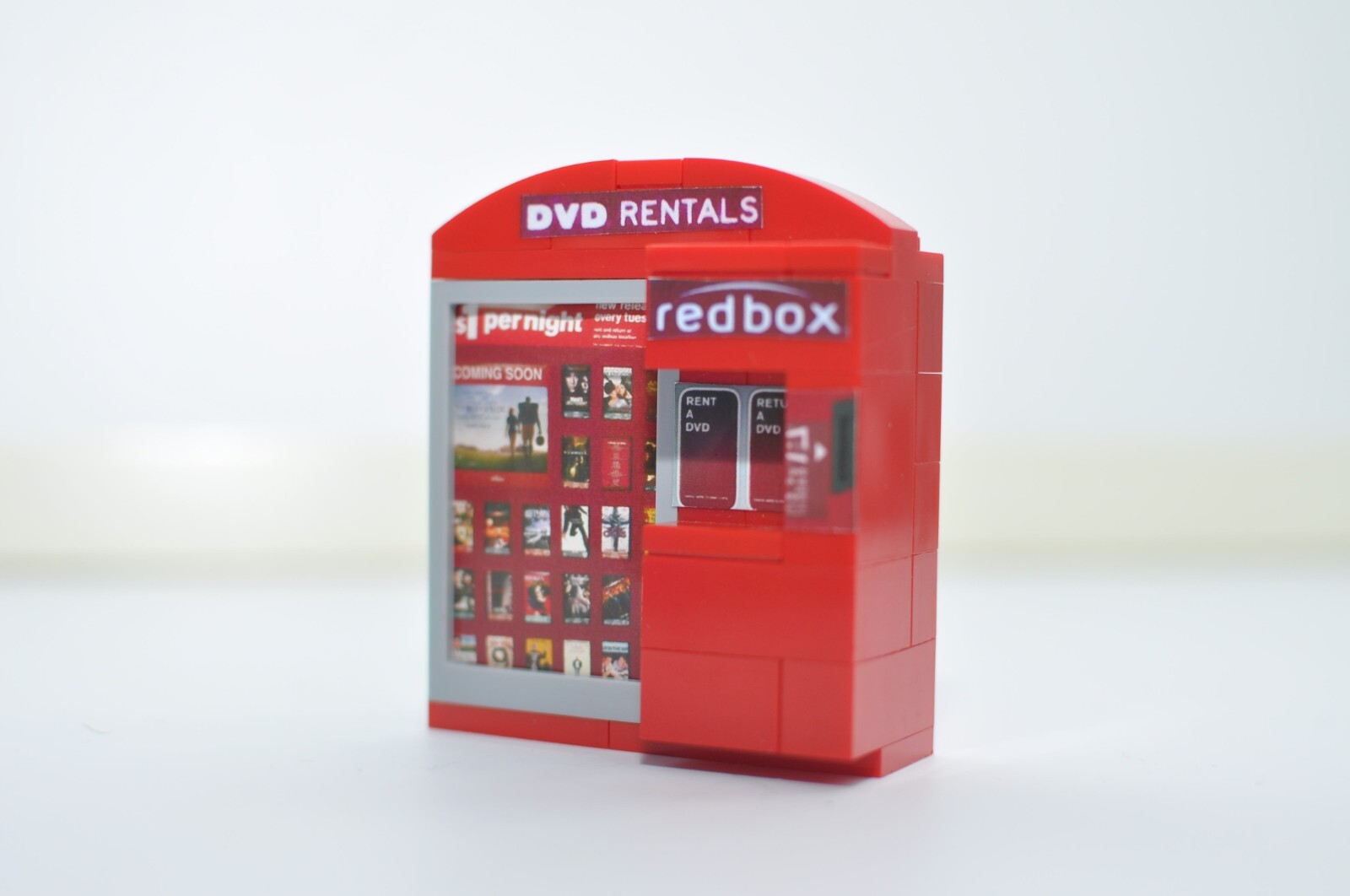 Custom Movie Vending Machine MOC Model compatible Built with LEGO® bricks