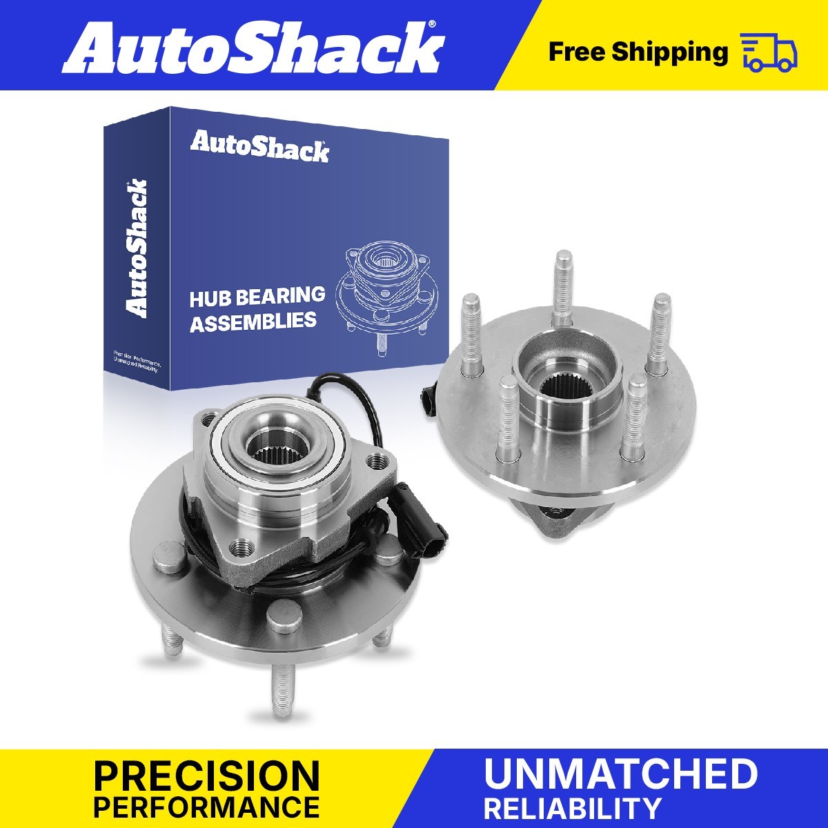 Front Wheel Hub Bearing Assemblies for Dodge, Ram 1500 2002-2005