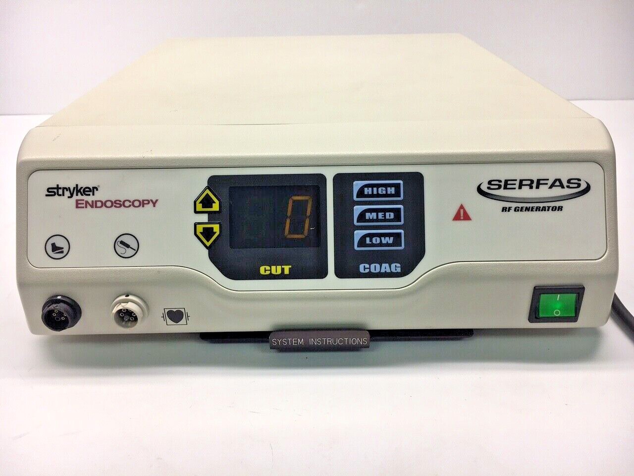Stryker Endoscopy SERFAS RF GENERATOR Console -115, REF 278-100-000