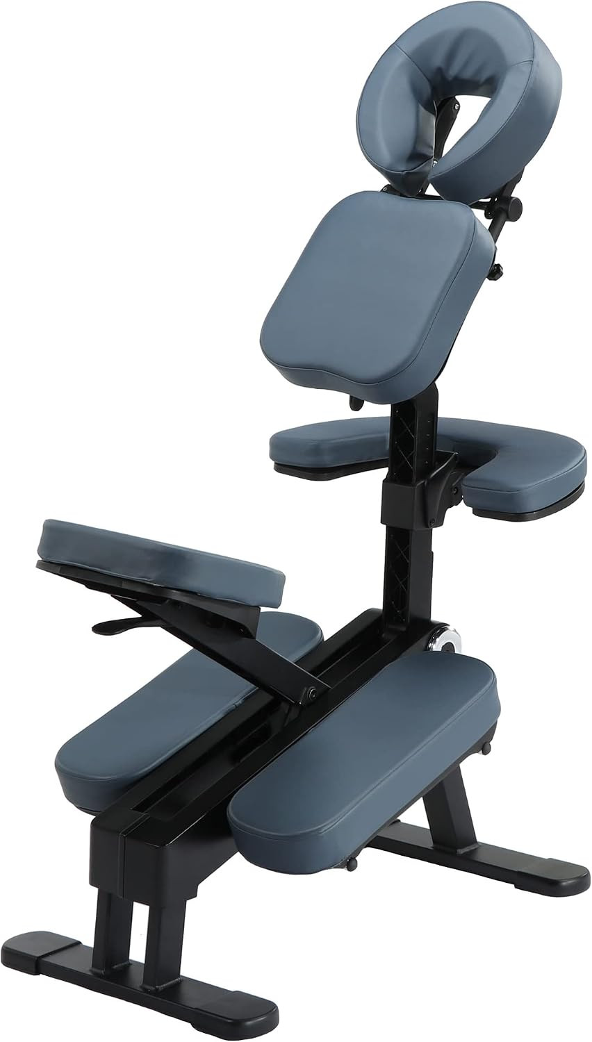 Ergonomic Portable Massage Chair with 2-Inch Foam, Supports 600Lbs