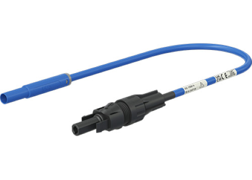 Staubli 32.0476-15023 MC4 Adapter Test Lead Locking Female in Blue, PV-1500AMLXB