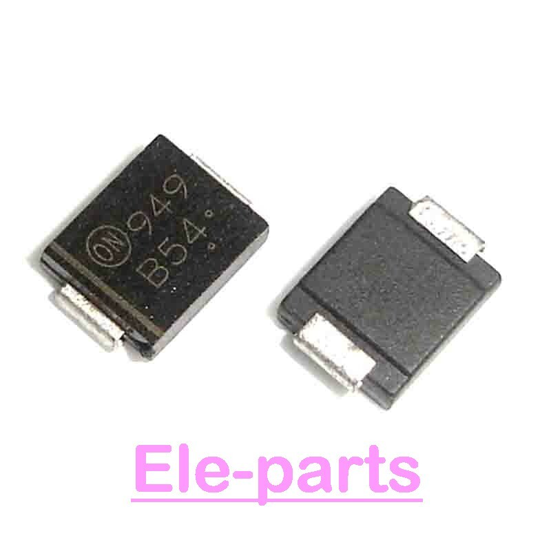 10 PCS B54 SMC DO-214AB 1N5825 SMD 5.0A Schottky Rectifier Diodes