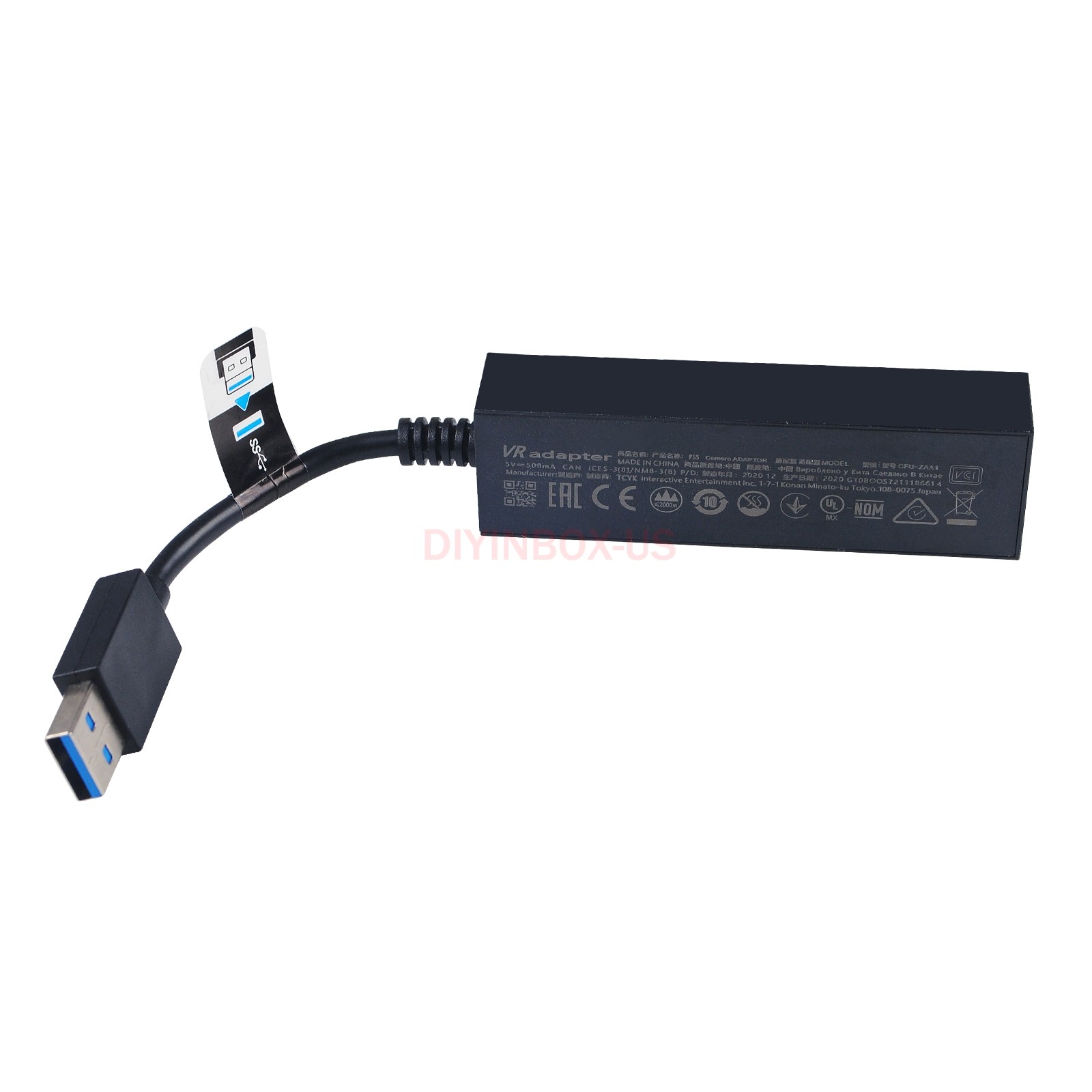 PS4 Camera Adapter for Using PSVR on PS5 Console USB 3.0 Converter Cable Lot