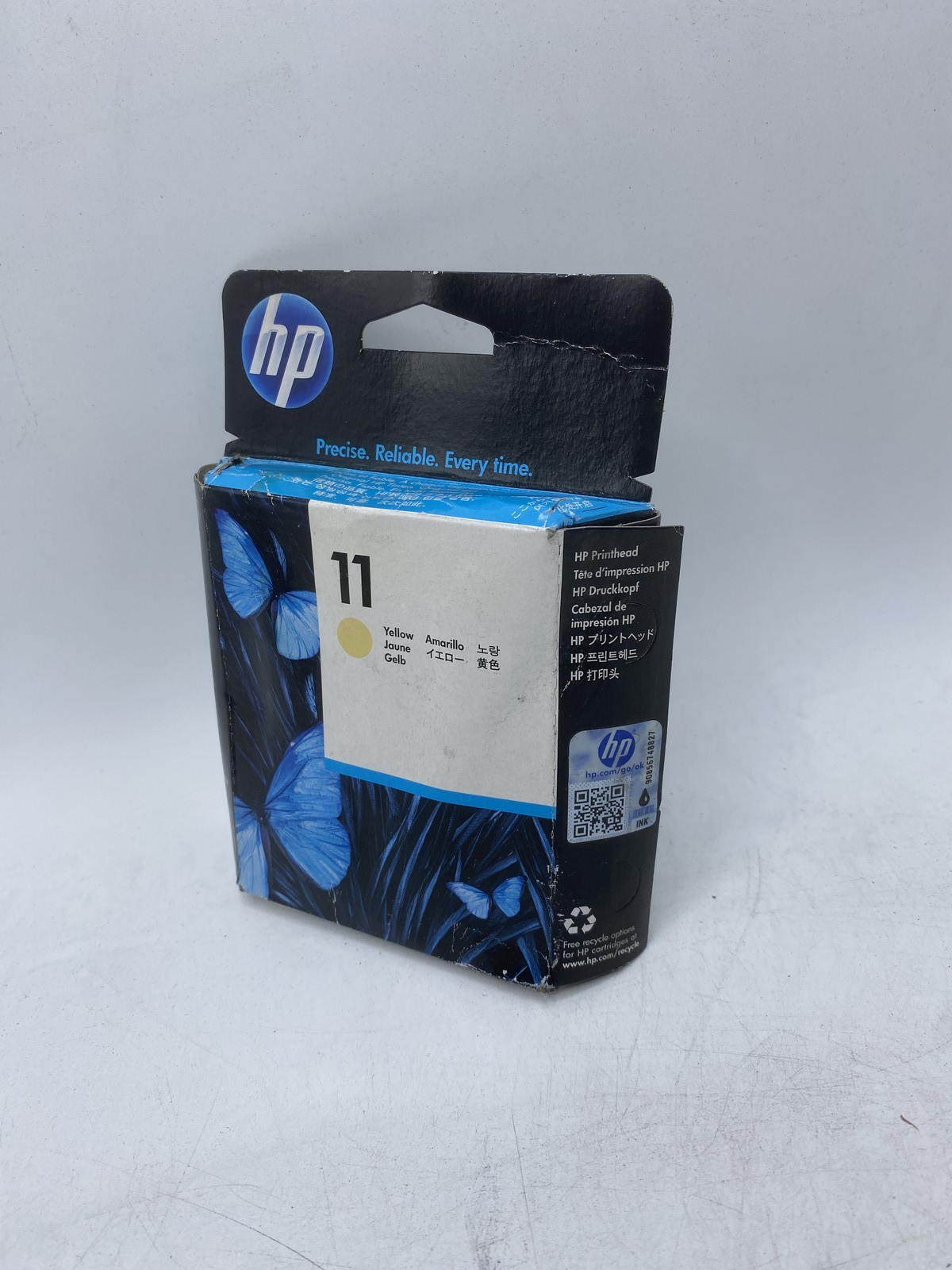 C4813A OEM HP #11 Yellow Printhead. Minor Damaged Box. Expired
