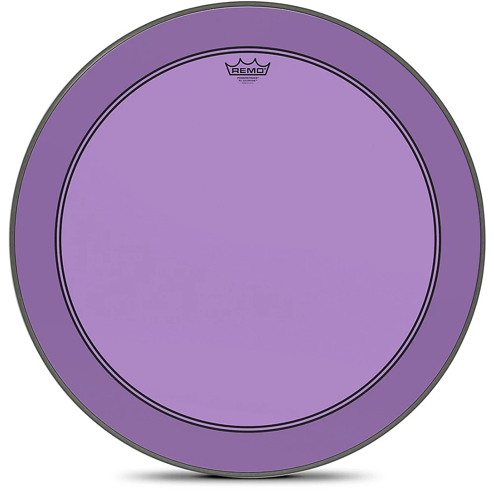 Remo Powerstroke P3 Colortone Purple Bass Drum Head 26 in.