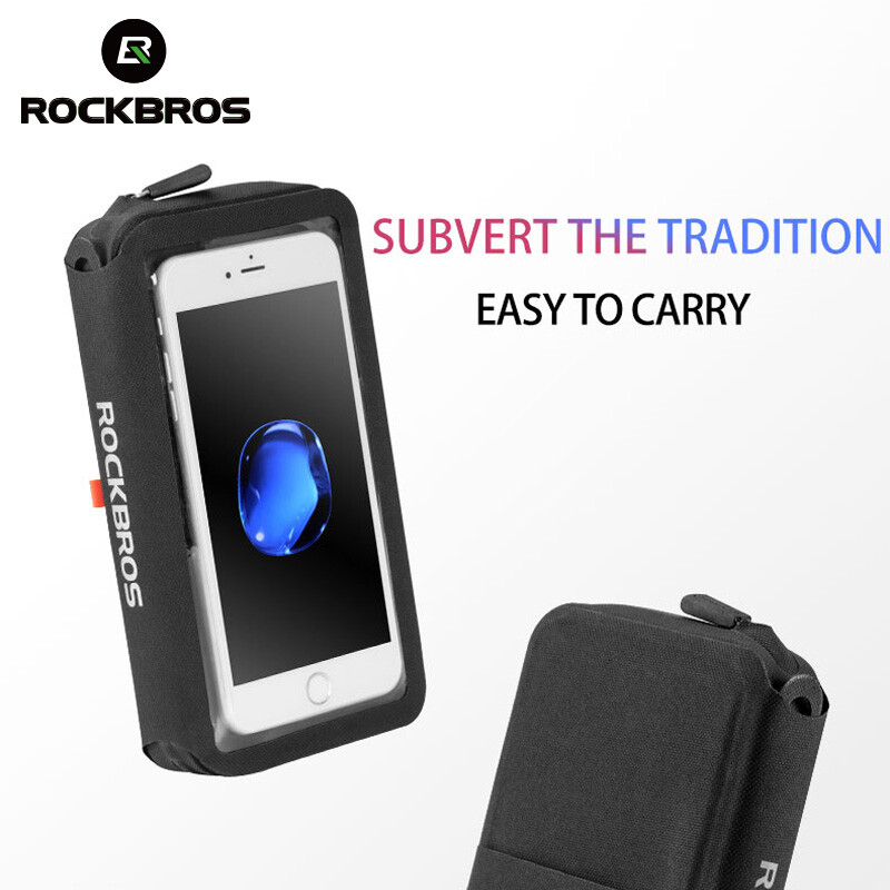 ROCKBROS Rainproof Bike Bag TPU Touch Screen Cell Bike Phone Bag Leisure Wallet