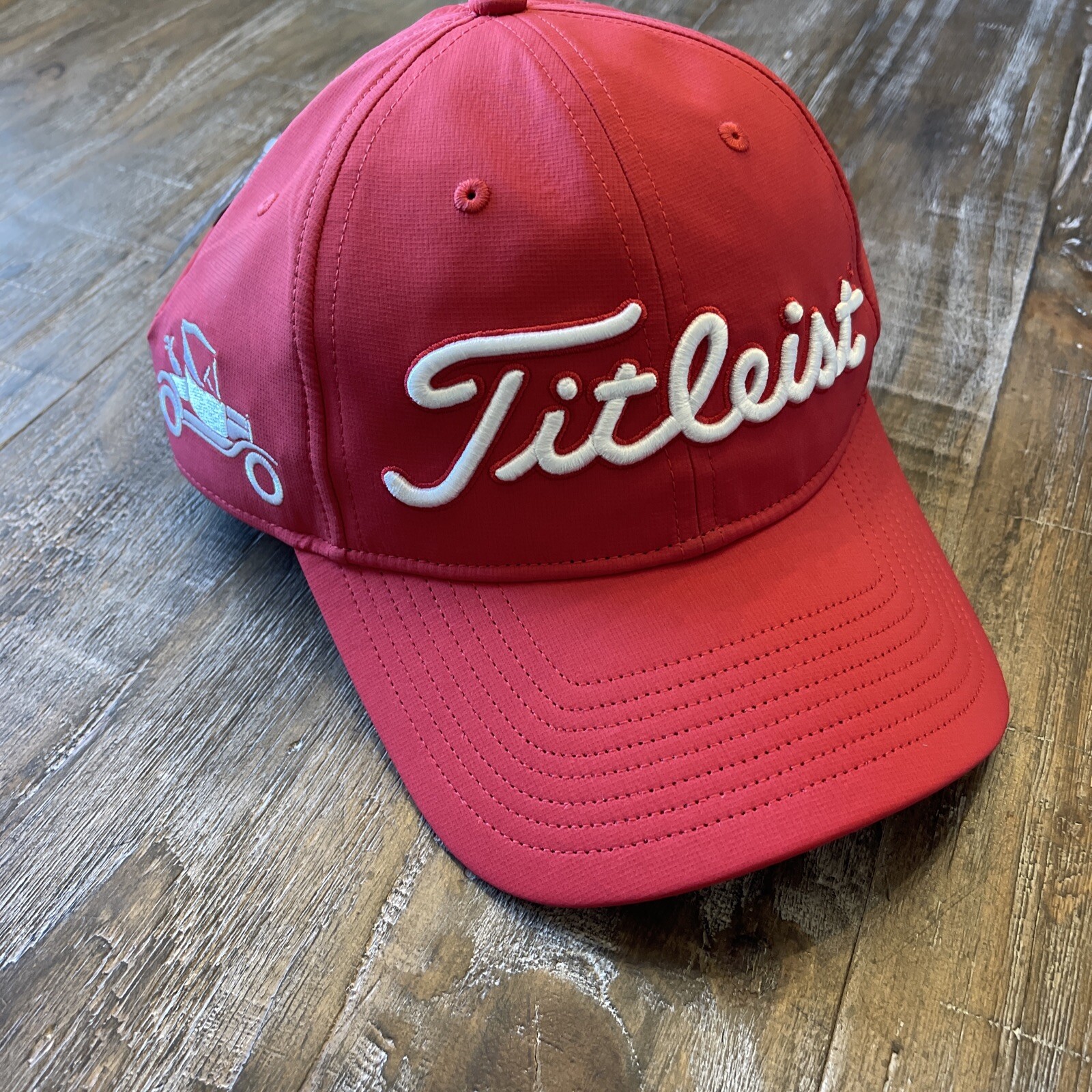 Titleist Red Hat Classic Car Golf cart logo Adjustable