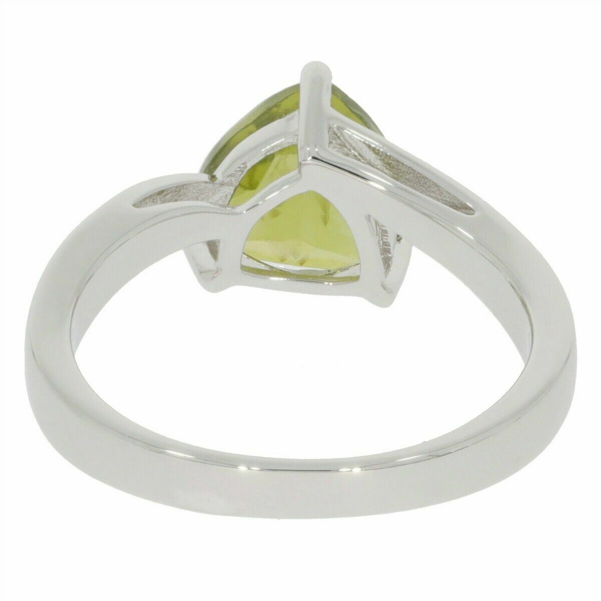 Sterling Silver Semi Mount Ring Setting Trillion TRI 8x8mm Bypass Ring