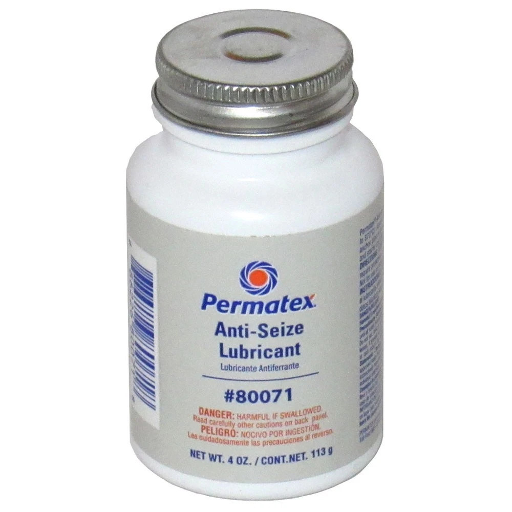 Permatex 80071 Aluminum Anti-Seize Lubricant Paste, 4 oz - Prevents Galling