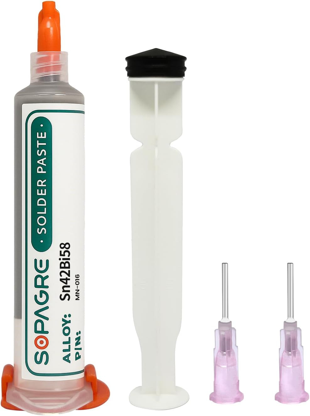 Sn42/Bi58 SMD Welding Paste138°C Low Temperature Lead-Free Syringe No Clean Sold