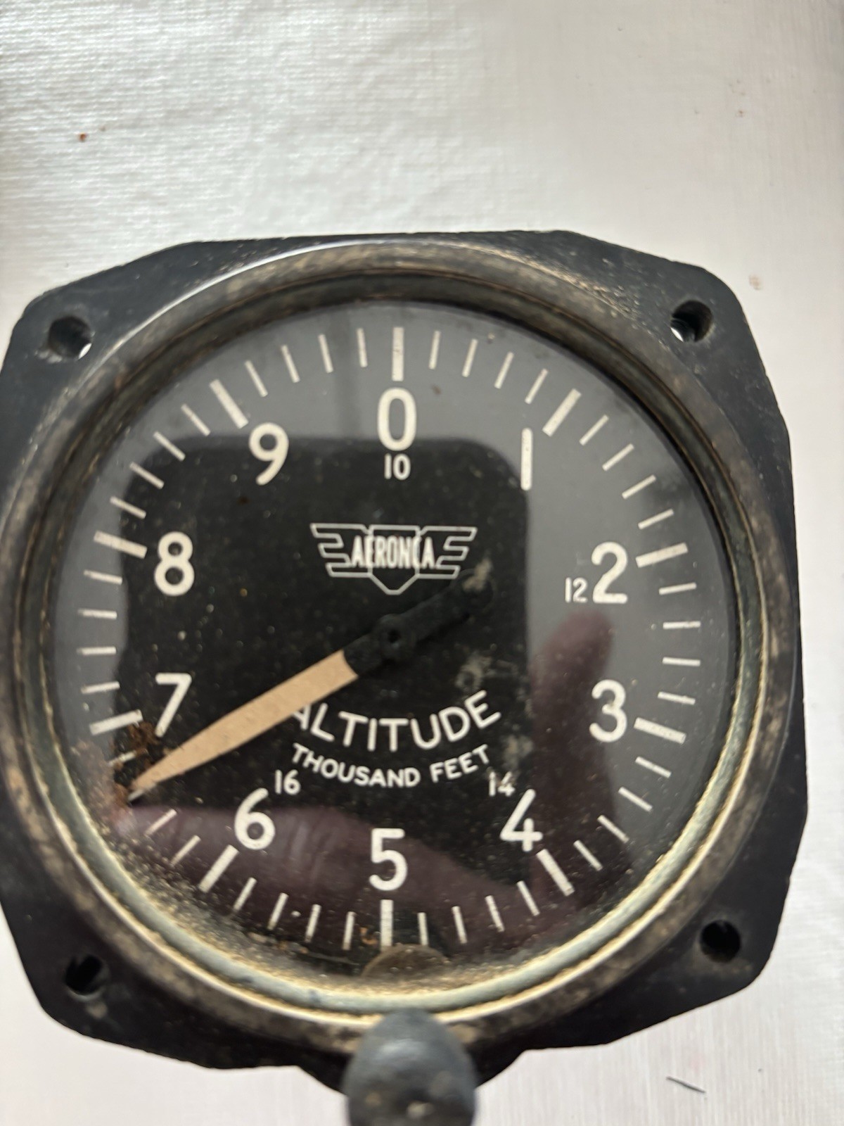 Vintage Altimeter With Aeronca Logo  On Face. Early Champ Or Chief. Very Rare.