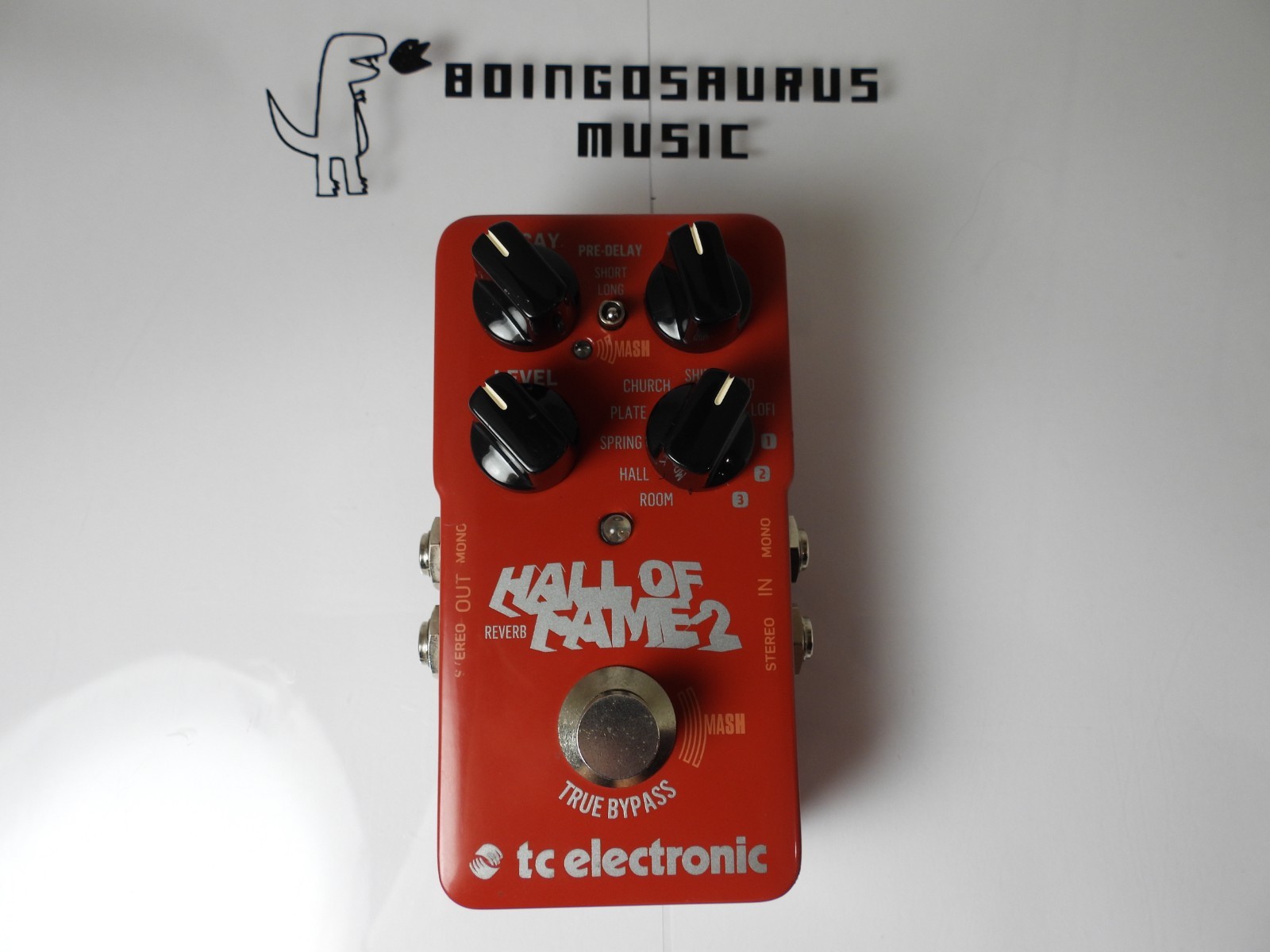 TC Electronics Hall of Fame 2 HOF Reverb Effects Pedal Full Size Free USA Ship