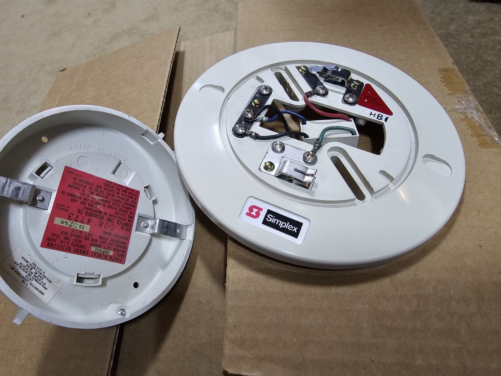Simplex Smoke Detector Assembly 2098-9202