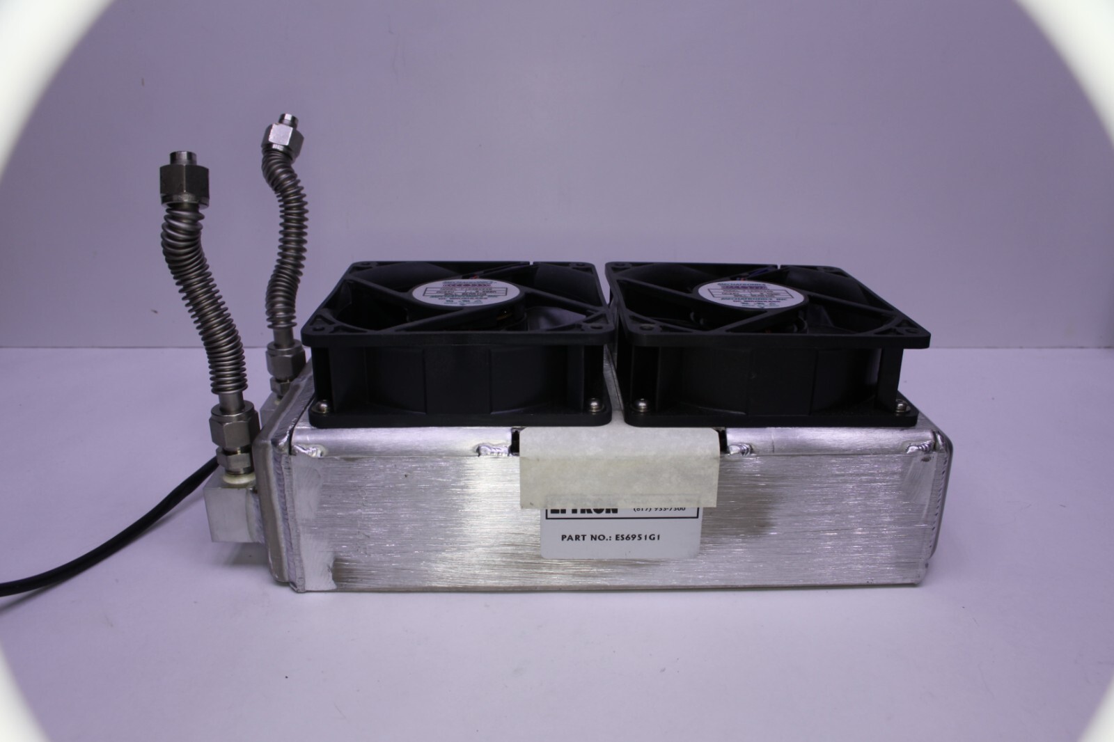 Lytron ES6951G1 Heat Exchanger with Two 24V Fans - Approx. 12" x 5.5" x 2.5"