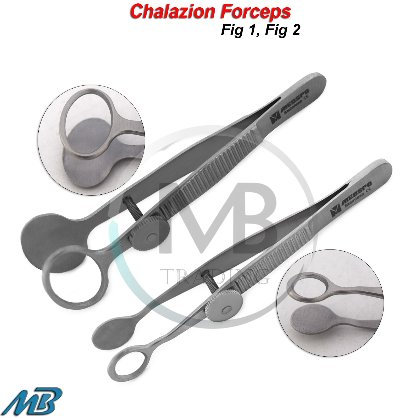 Chalazion Cyst Removal Thumb Forceps Eyelid Ophthalmic Surgery Instruments Set
