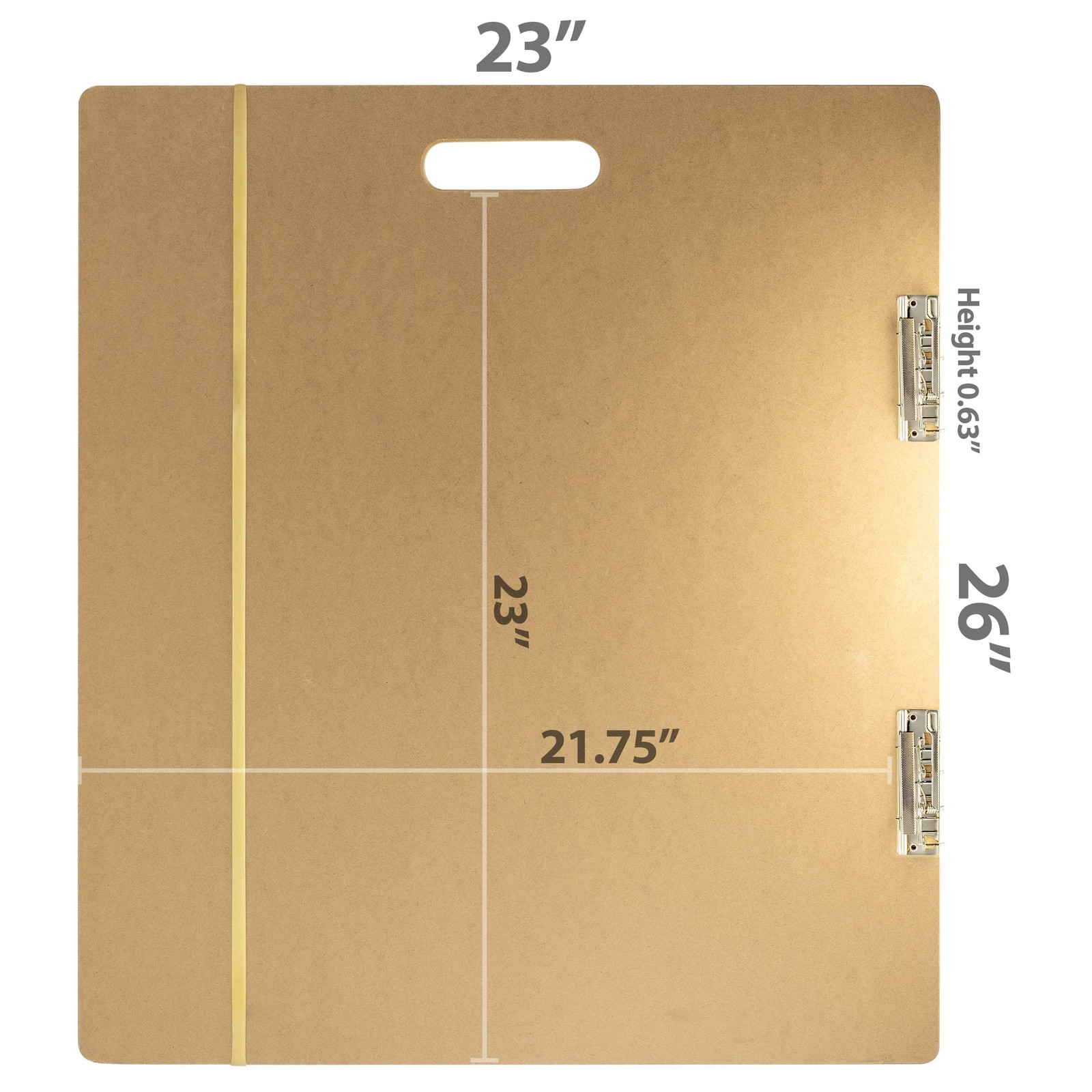 Officemate 23x26 Artist Sketch Board Portable Wooden Clipboard D