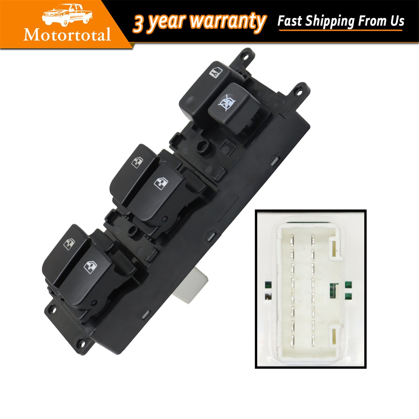 Main Power Window Switch For KIA Rondo Carens 2007-2012 Driver Side Door Master
