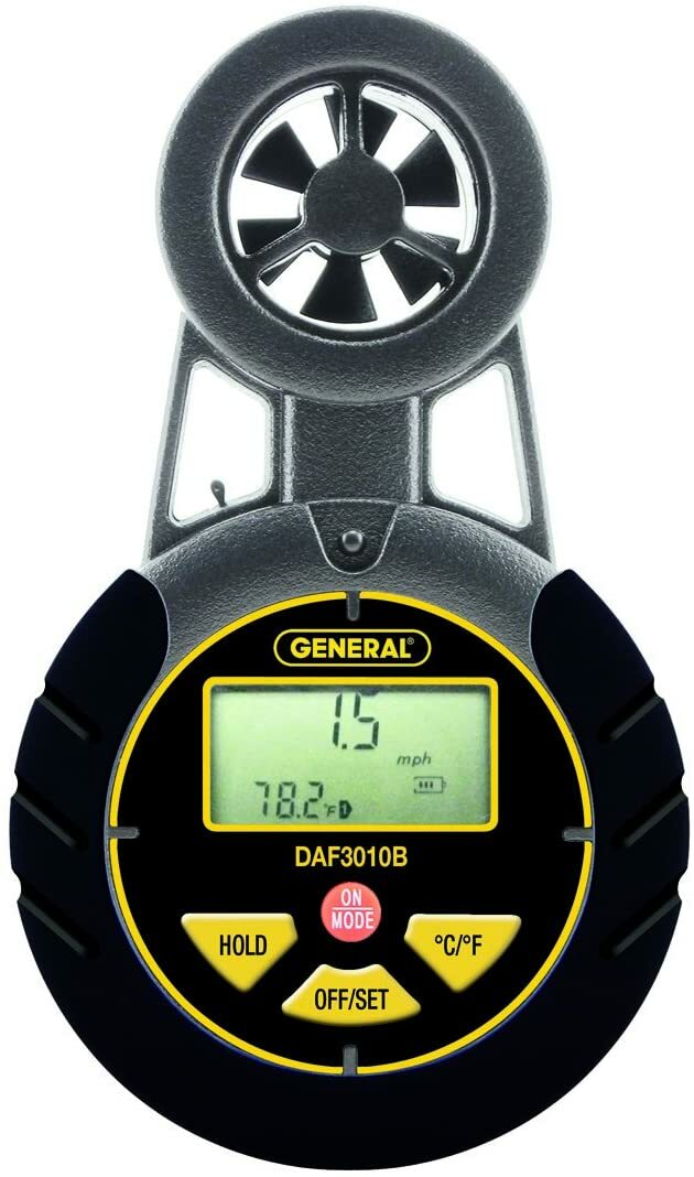 General Tools DAF3010B:  Airflow Seeker Digital Airflow Meter