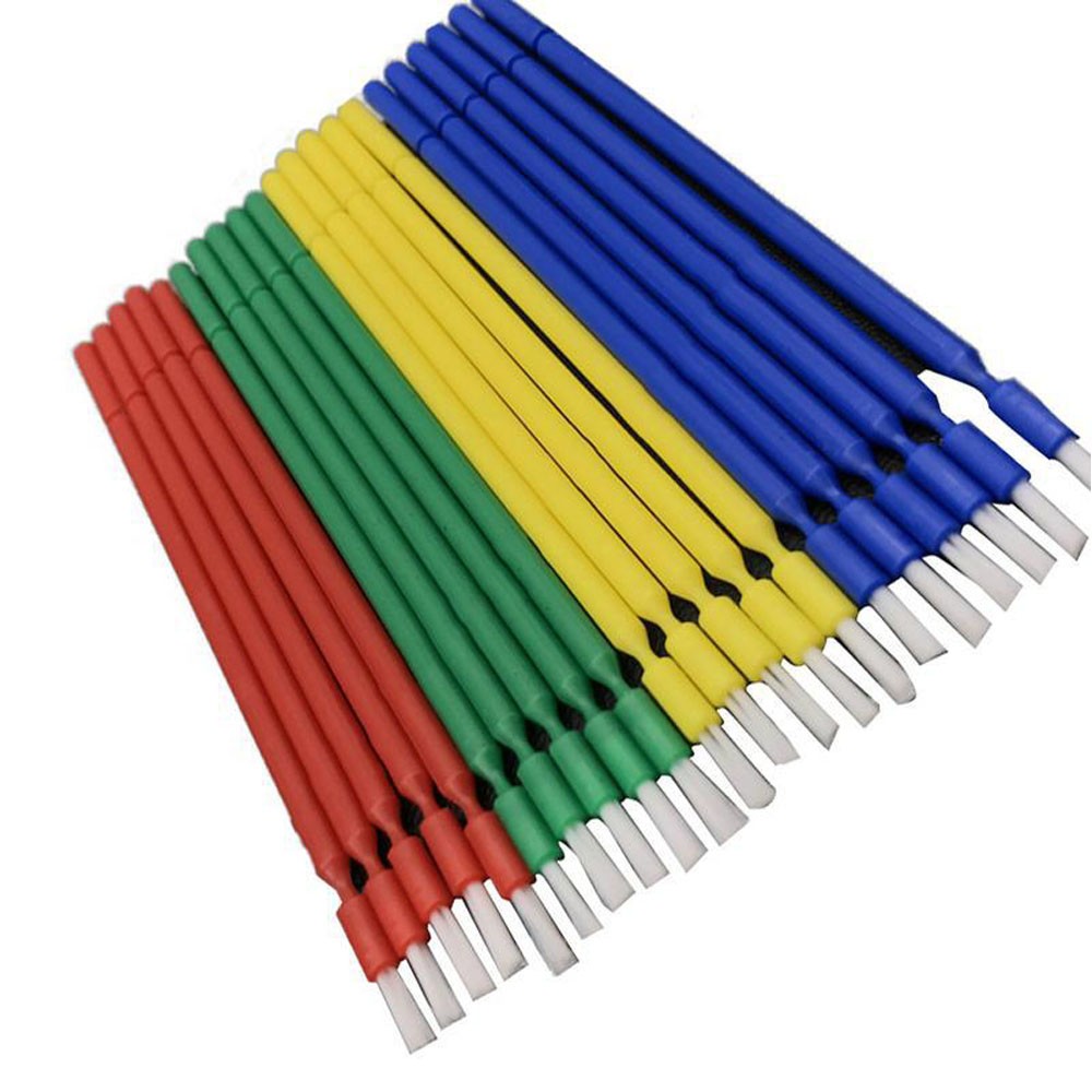 100 Pcs Dental Oral Disposable Micro Applicator Brush Tooth Applicator Bendable