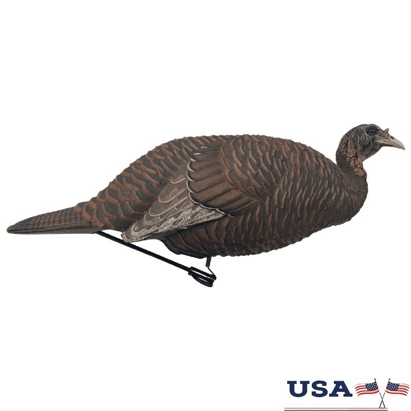 Turkey Decoy Breeder Hen Realistic Hunting Decoy Easy Transport Feather Detail