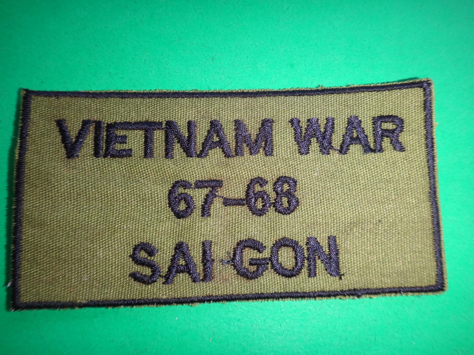 VIETNAM WAR 67-68 SAIGON Subdued Patch from Vietnam War era