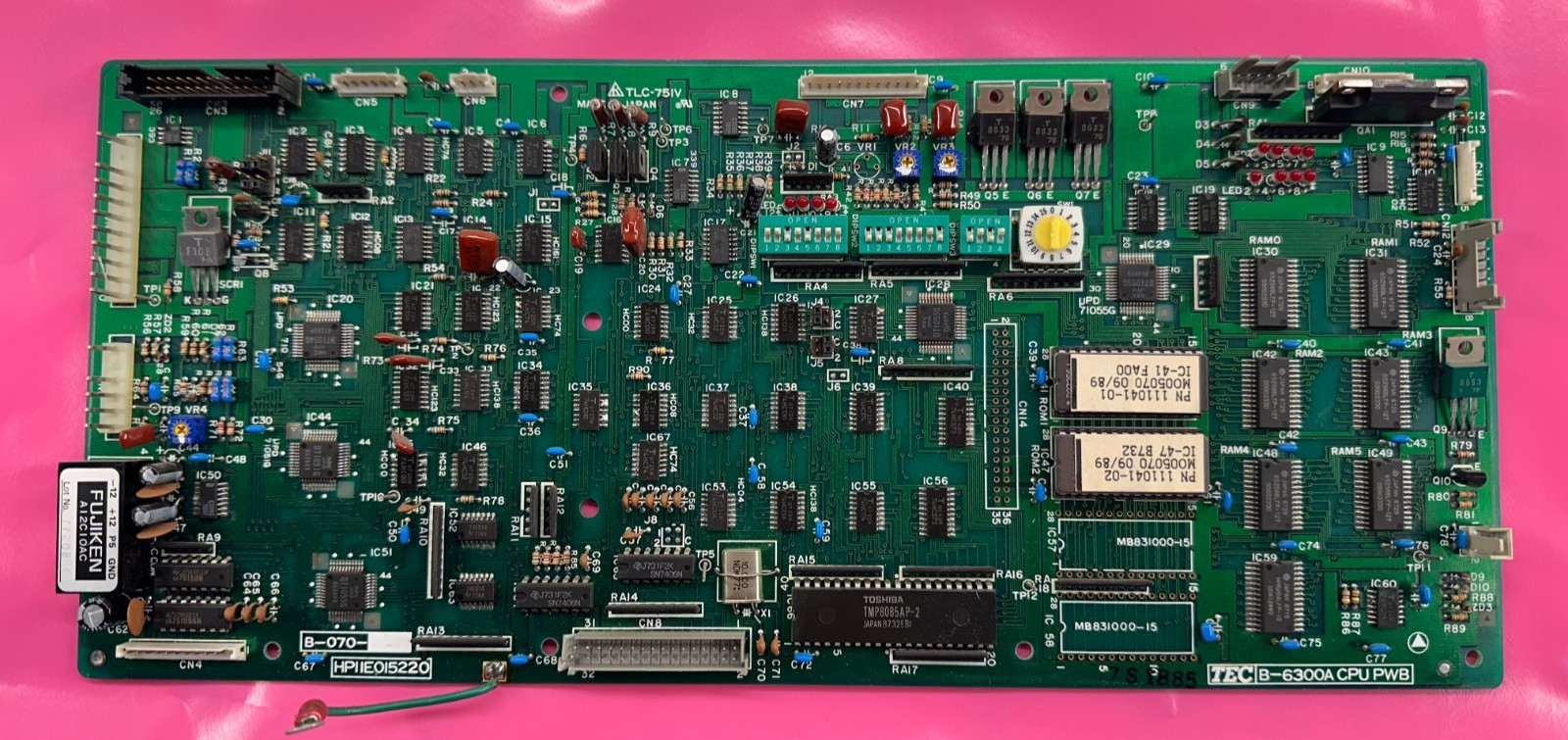 TEC B-6300A CPUPWB  TEC BARCODE PRINTER B-63A-US BOARD ASSY