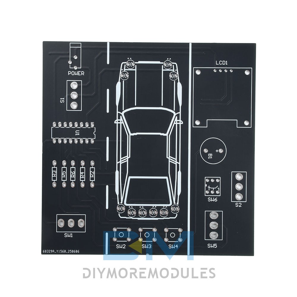 DIY Car Driving Simulation Soldering Practice Kit Electronic Kit Solder Kit