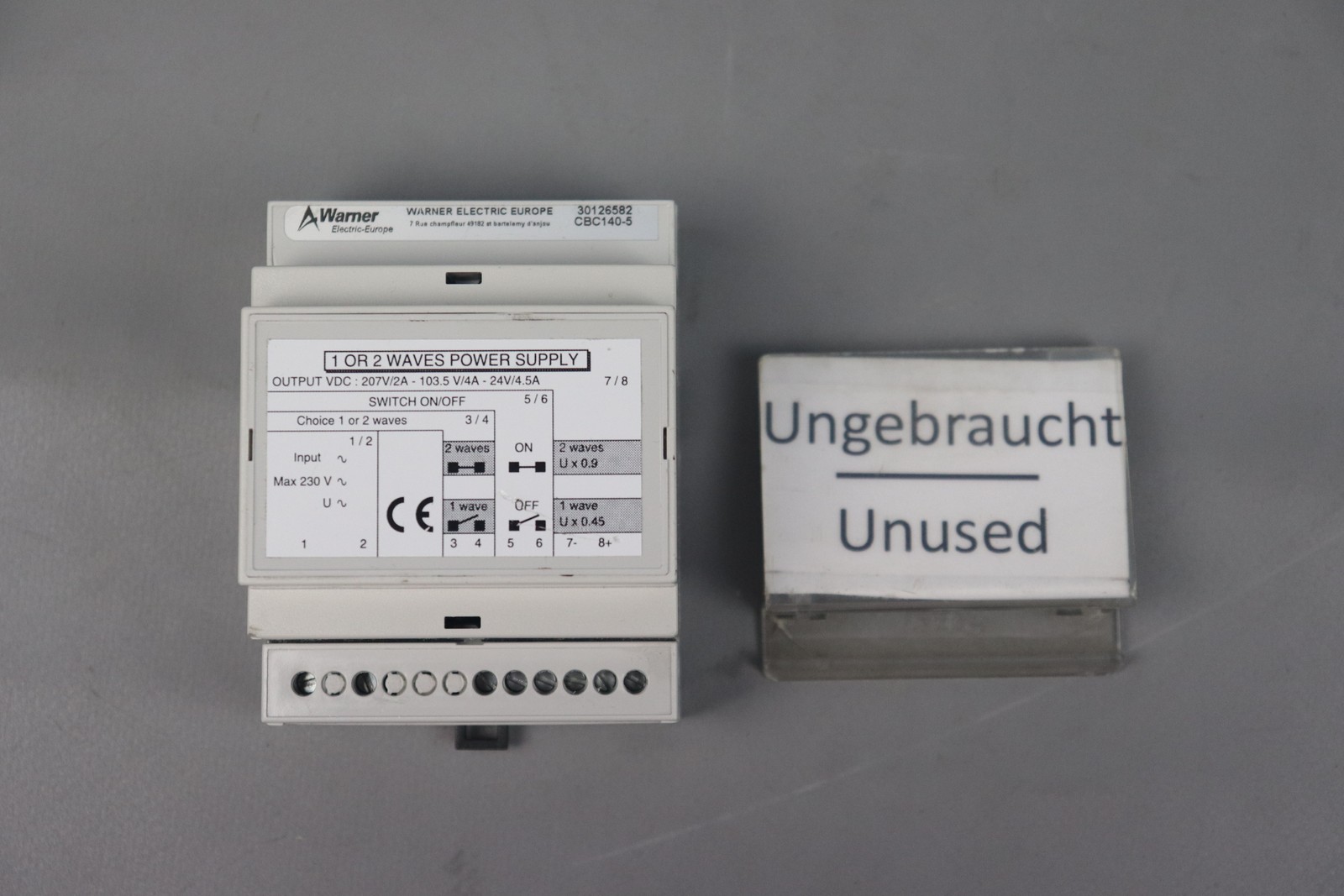Warner Electric CBC-140-5 Power Supply Unused