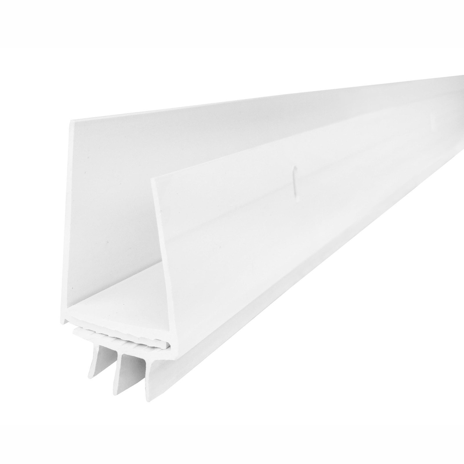 19105 36 In. White Vinyl Adjustable Storm Door Screw-On under Door Seal