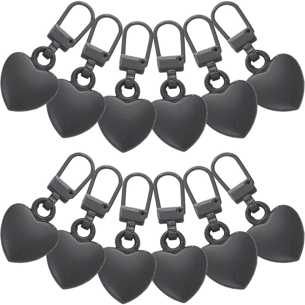 12 Pcs Reusable Zipper Tabs Accessories Slider Replacement Puller